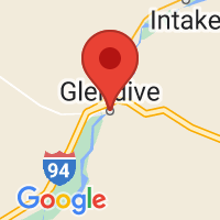 Map of Glendive, MT US